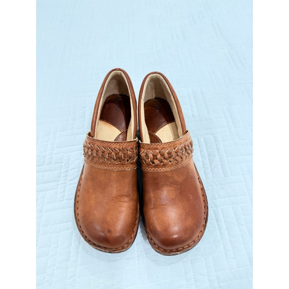 b.o.c. brown woven clog comfort shoes women size 9M - Picture 6 of 7